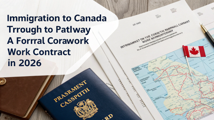 أسهل طرق الهجرة إلى كندا عبر عقد عمل رسمي 2026 (بدون شروط معقدة وبخطوات مضمونة)