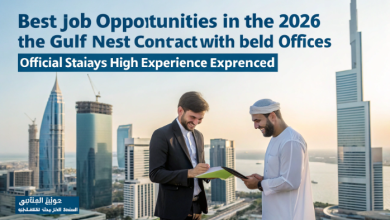 أفضل فرص العمل في الخليج 2026: عقود رسمية برواتب مرتفعة وبدون خبرة