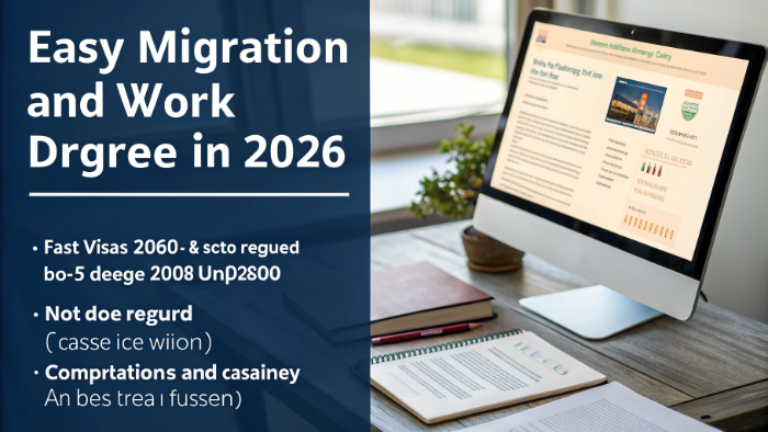 أسهل طرق الهجرة والعمل في 2026: تأشيرات سريعة، وظائف بدون شهادة، ورواتب قد تصل إلى 6000 دولار