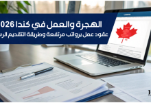 الهجرة والعمل في كندا 2026: عقود عمل برواتب مرتفعة وطريقة التقديم الرسمية